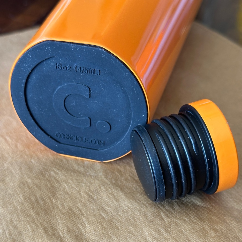 Corkcicle Glossy Orange 16 oz. Canteen Bottle - Picture 4 of 8